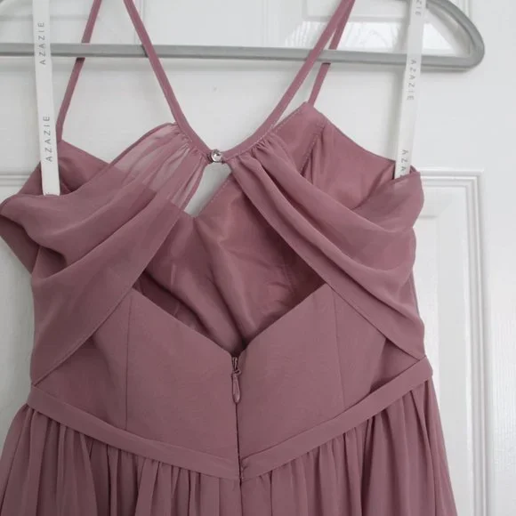 Azazie Bridesmaid Dress - Vintage Mauve - Picture 4 of 9
